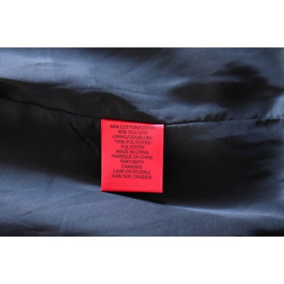 Zac Posen Z Spoke Women's US2 Black Floral Skirt Pleated A-Line Silk Blend Mini - Picture 7 of 7